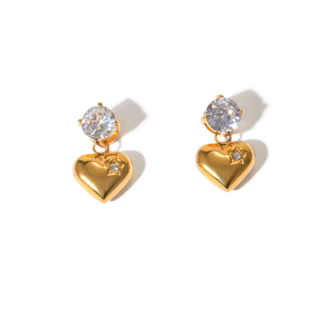 REINA HEART EARRINGS