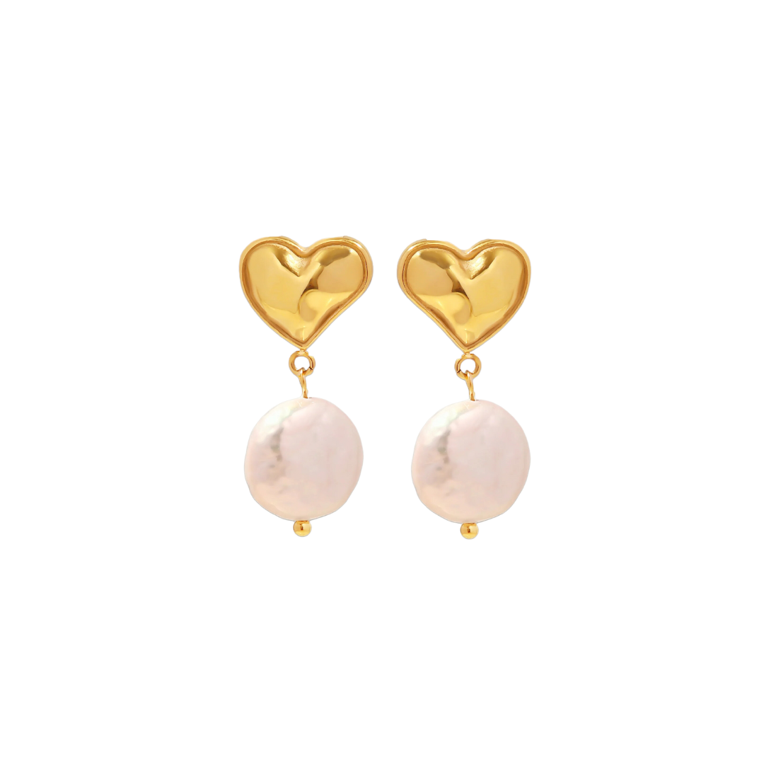 SIRENA FRESHWATER PEARL EARRINGS