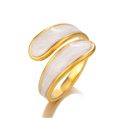 Alma Ring 18K Gold Plated