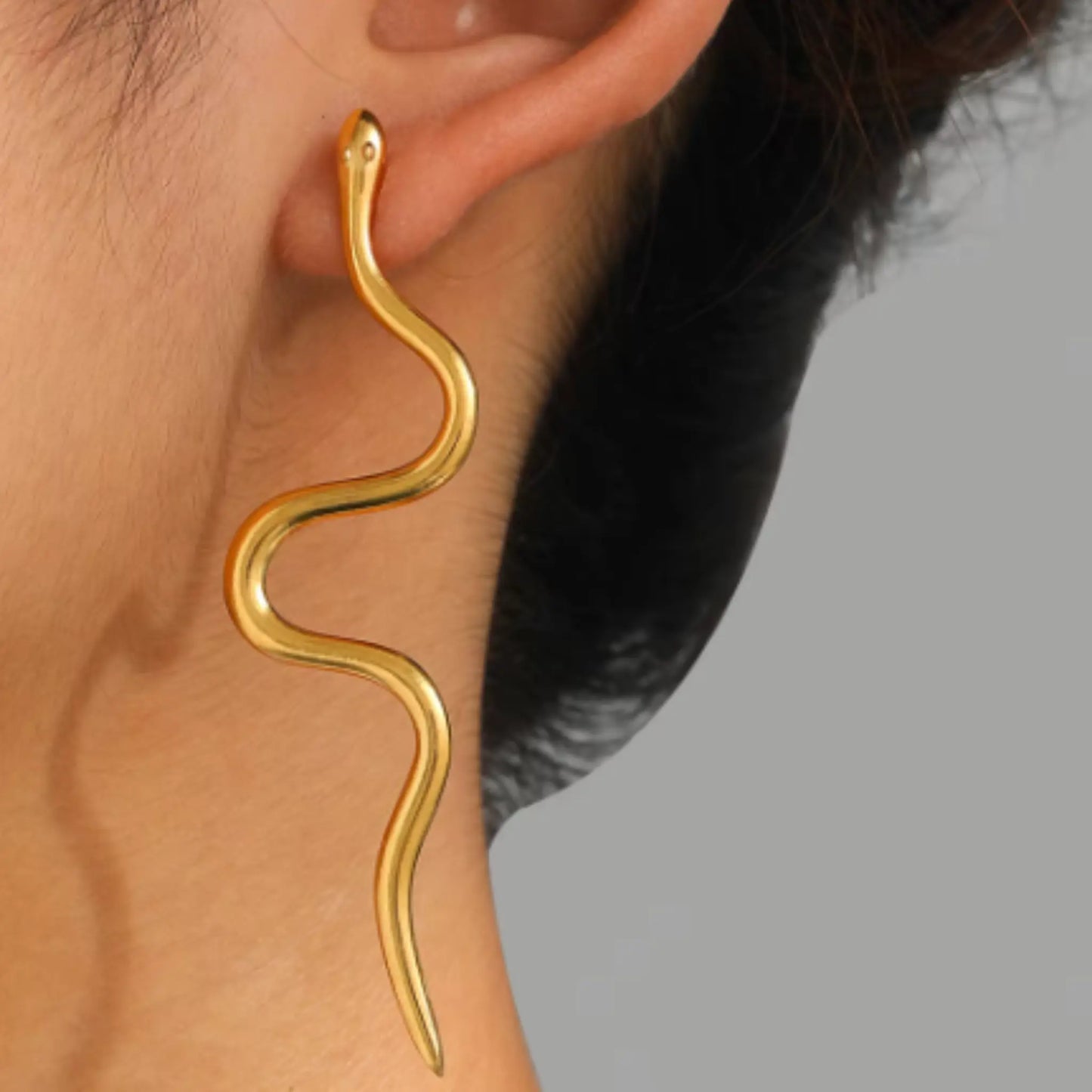 Medusa  Earrings Stainless Steel