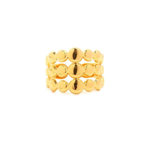 Diadema Ring Stainless Steel | 18K Gold Plated