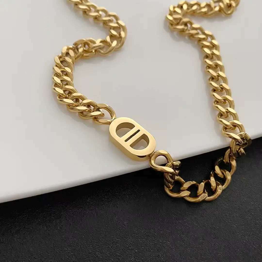 Diona Necklace Stainless Steel | 18K Gold Plated