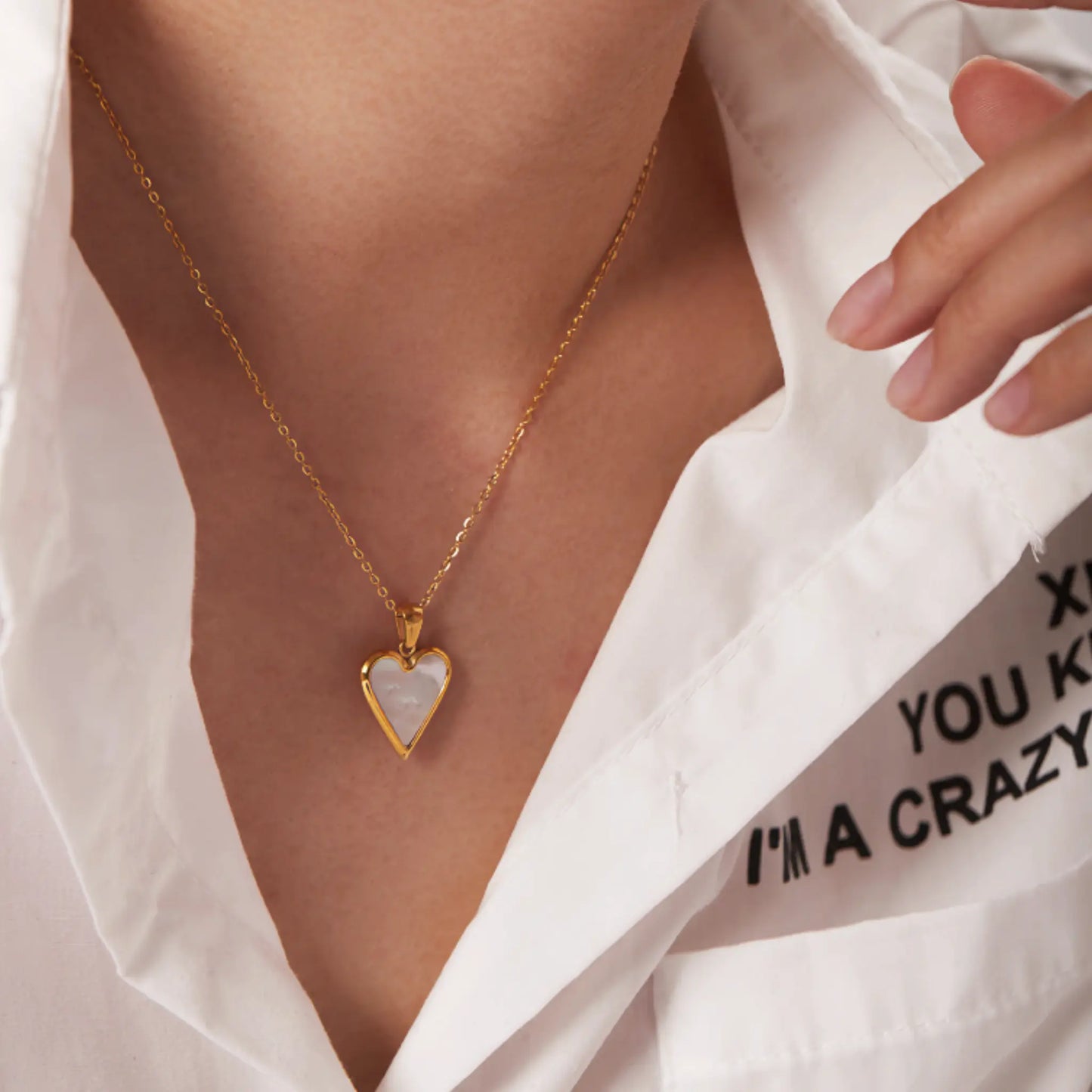 Kallia Heart Necklace Olyssia