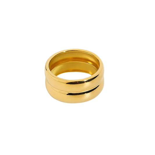 Kleosa Ring Stainless Steel | 18K Gold Plated