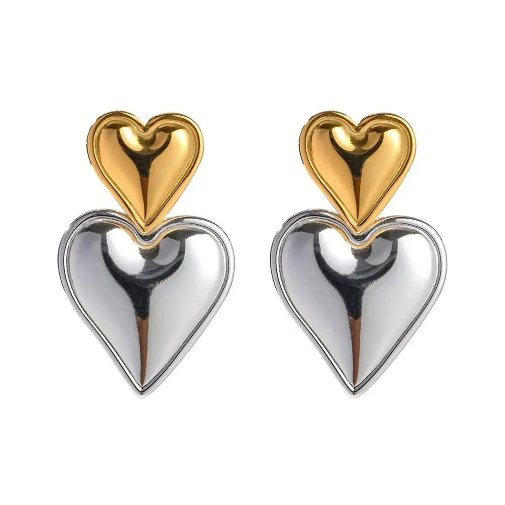 LYRAEA HEART EARRINGS