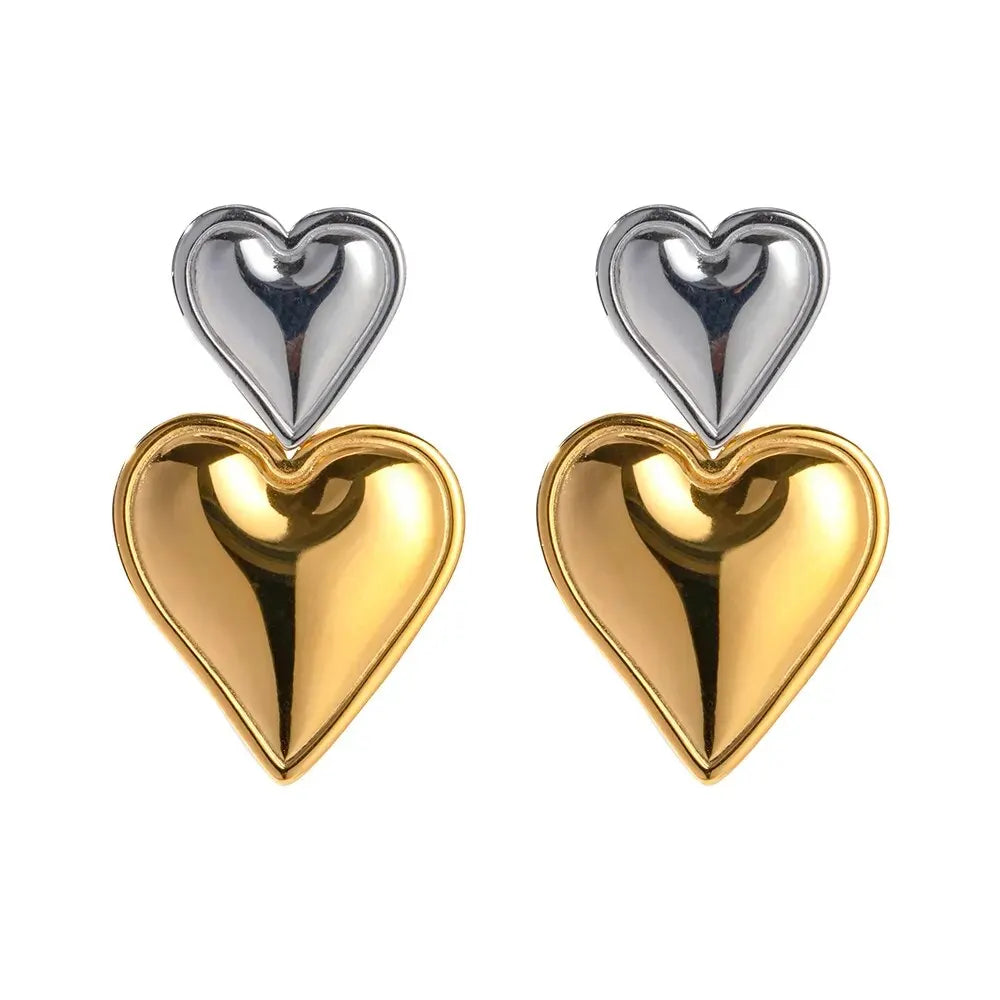 LYRAEA HEART EARRINGS