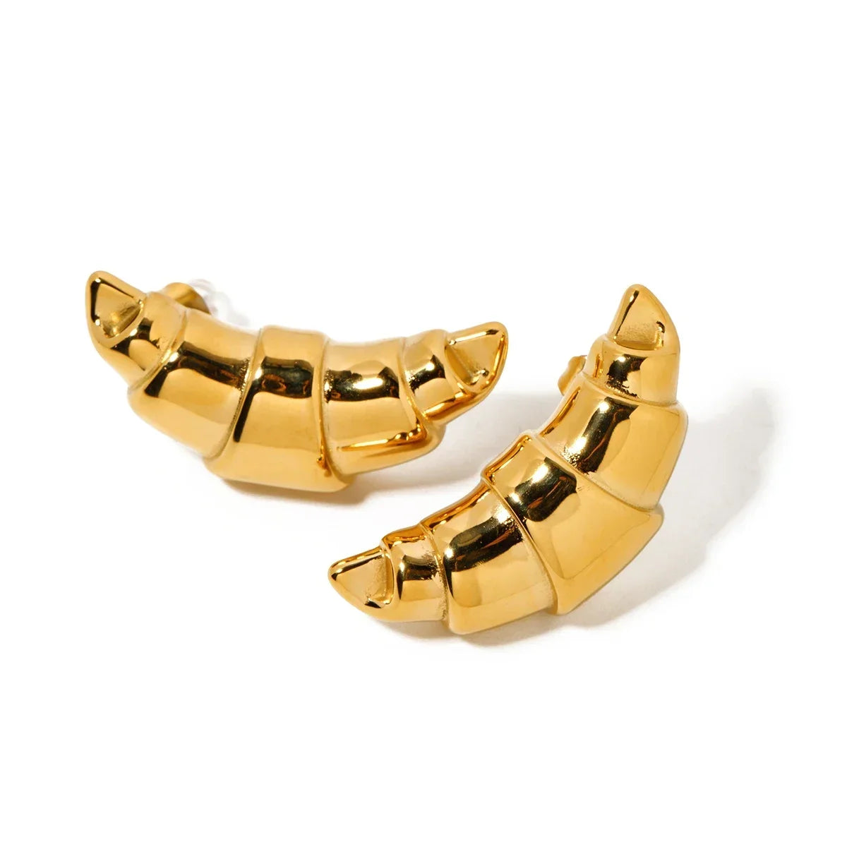 CROISSANT GOLD EARRINGS