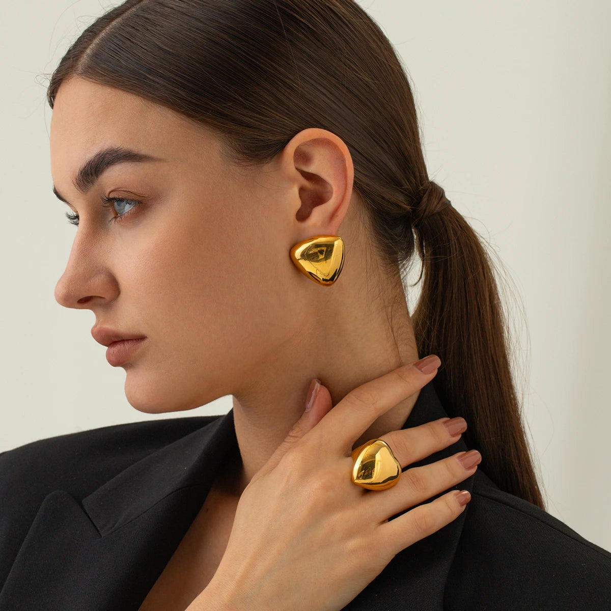 NERINA GOLD EARRINGS