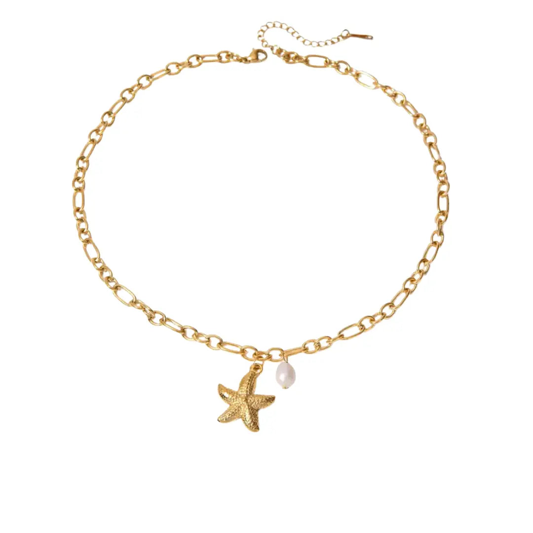 Starfish Freshwater Pearl Necklace Olyssia