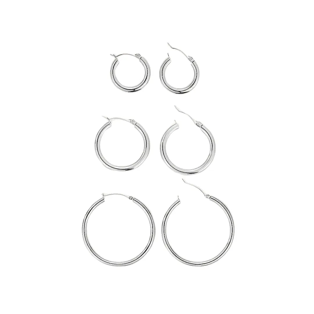 TRIPLE ORION HOOPS EARRINGS BUNDLE Olyssia